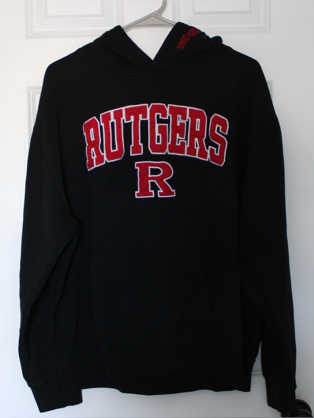 RUTGERS UNIVERSITY Embroidered Patch Hoodie